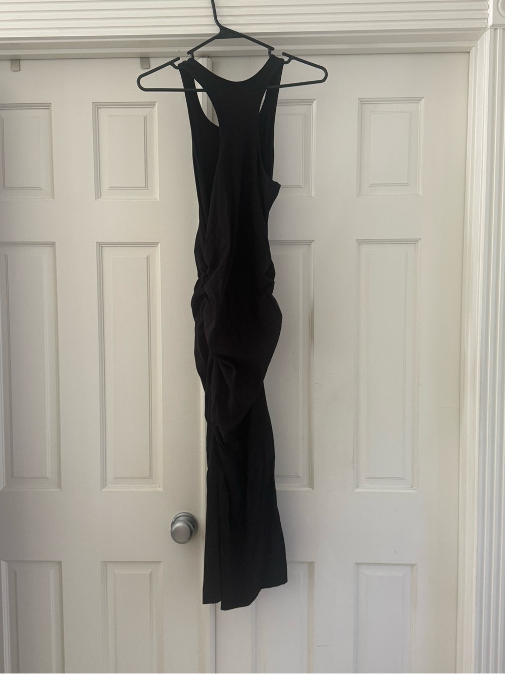 Michael Stars Ruched Black Maxi Dress Small 🖤 - Picture 3 of 3